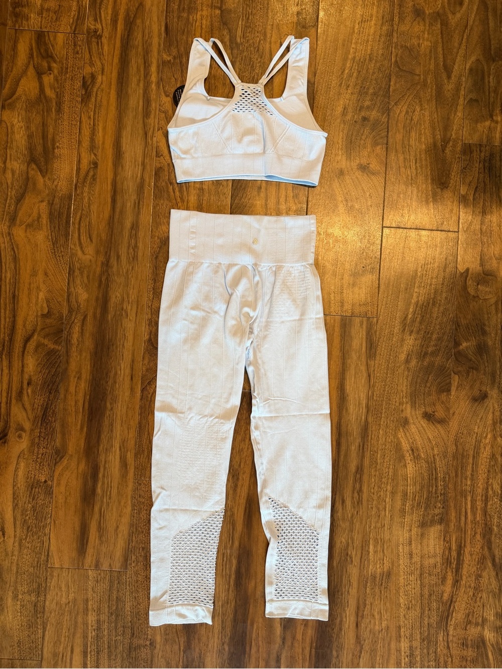 Calia Light Blue Seamless Sports Bra + Leggings Set - Picture 5 of 6